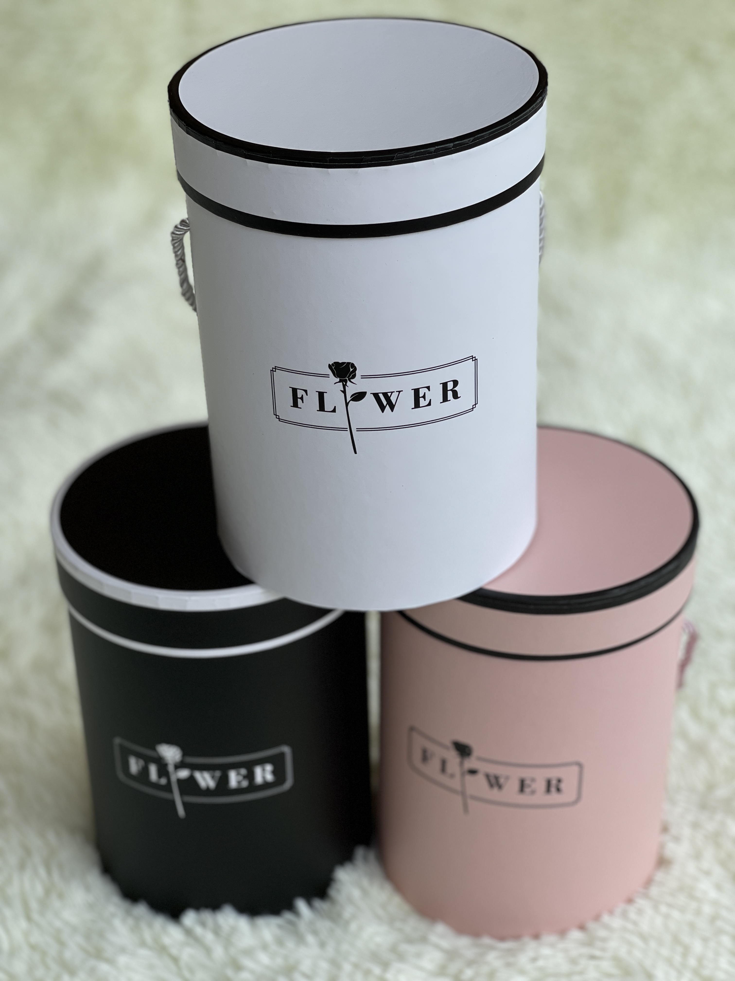 Floral Box Round (Small) 小号圆桶 | Gift Boxes