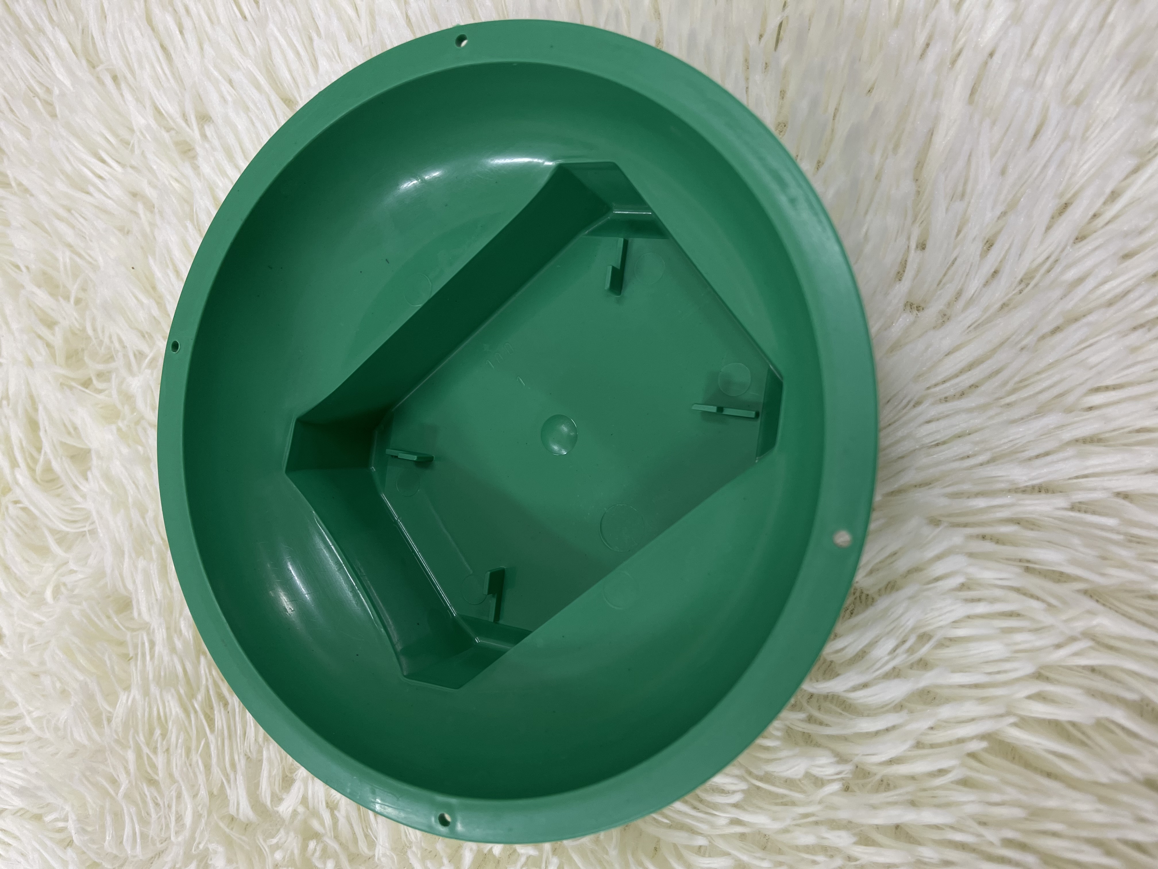 Half Round Container (12Pcs)-Green | Decorative Accessories