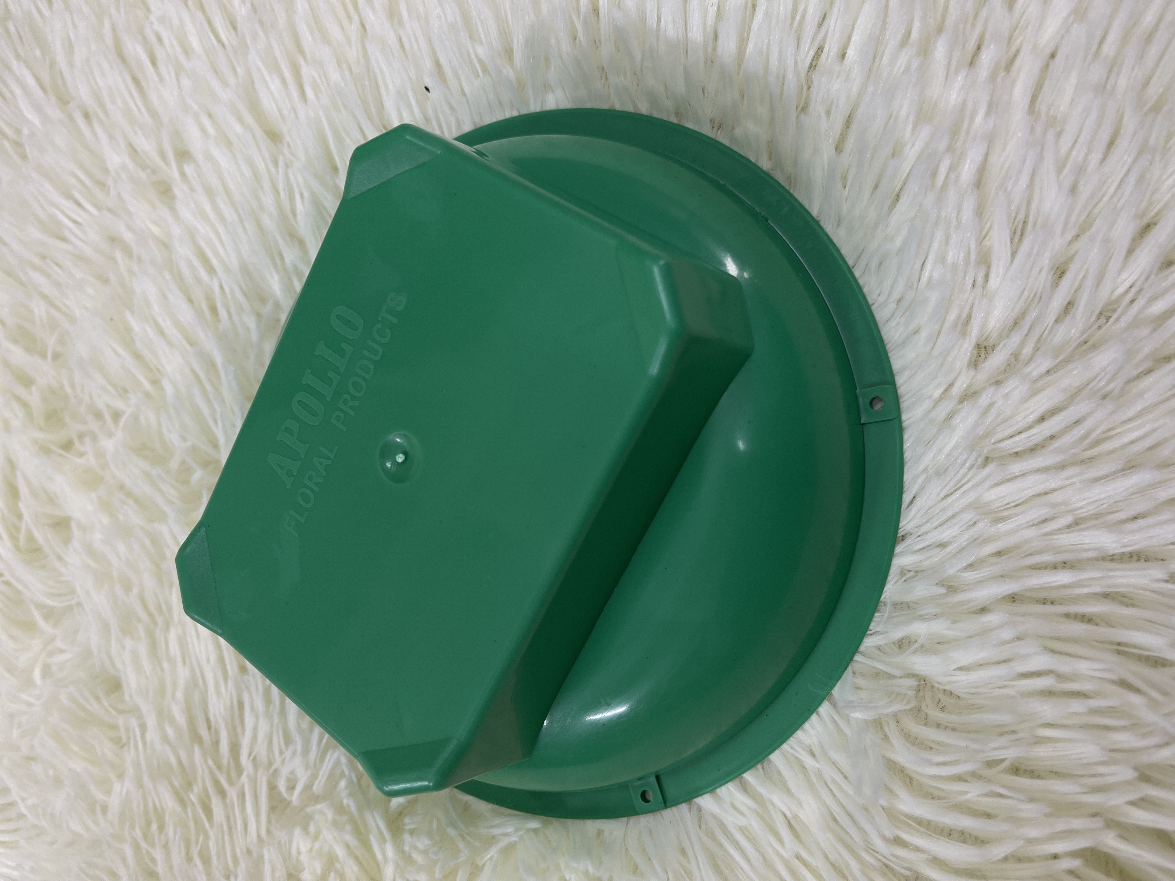 Half Round Container (12Pcs)-Green | Decorative Accessories