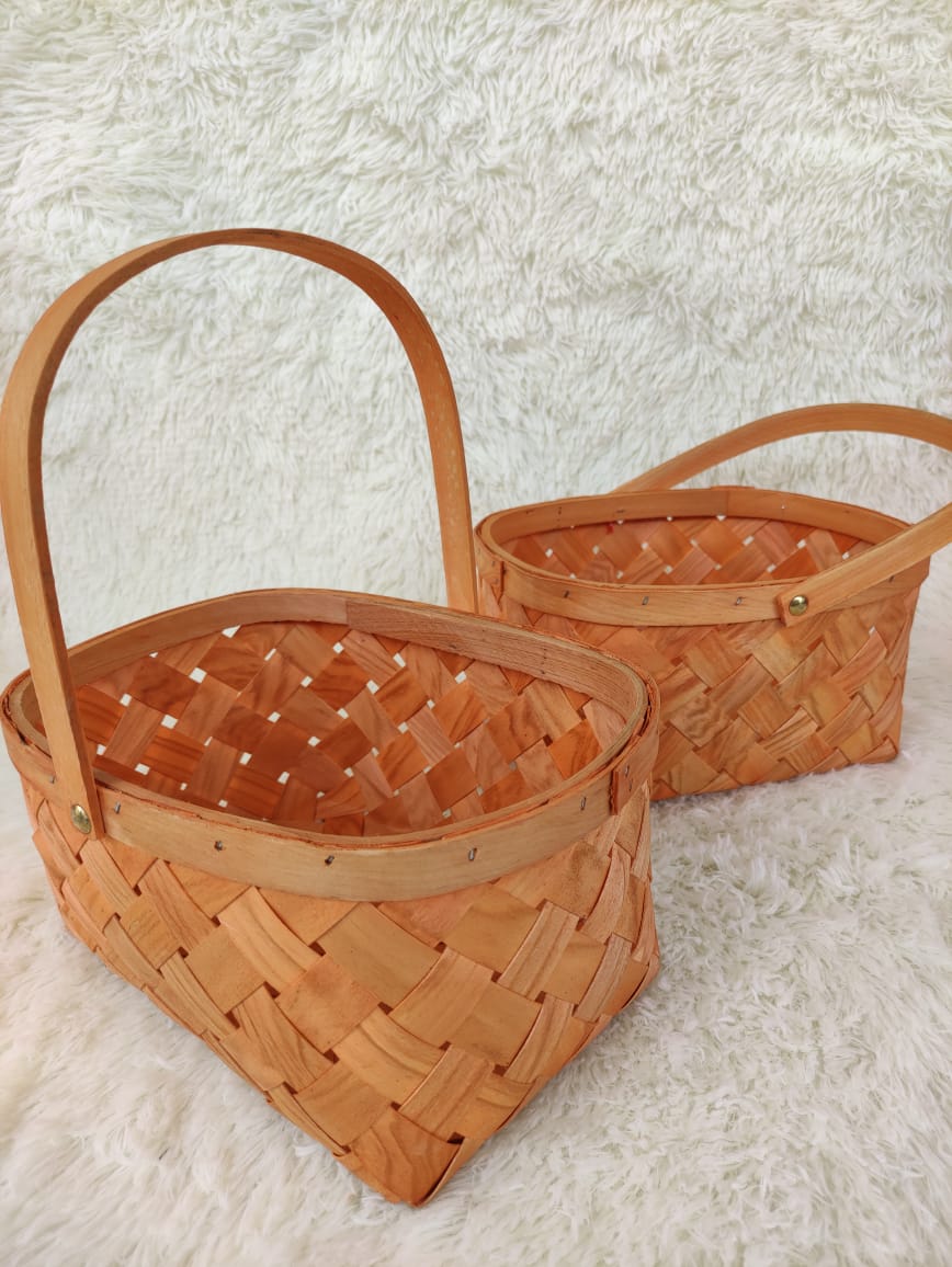 Rectangle Flower Basket (29x24x14cm)-Natural | Baskets