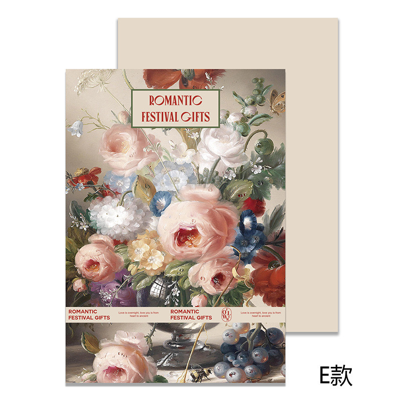 Wrapping Paper  油画氛围纸 35cmx50cm (10Pcs） | Wrapping Paper