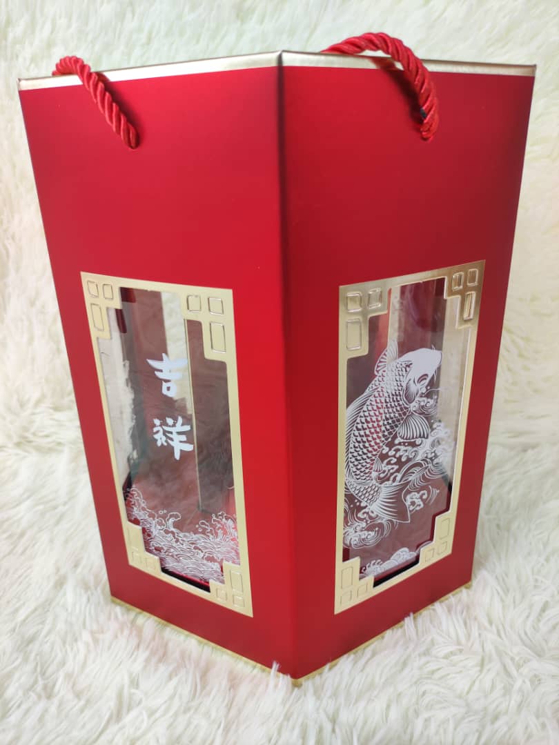 Floral Box Hexagon 六边形花盒 (21xH27cm) | Gift Boxes