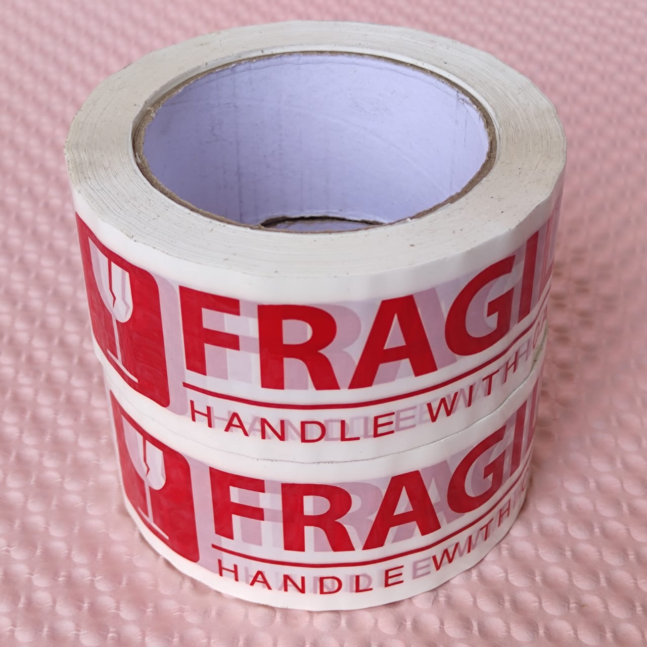 Blank Printed Tape 50MIC WH  