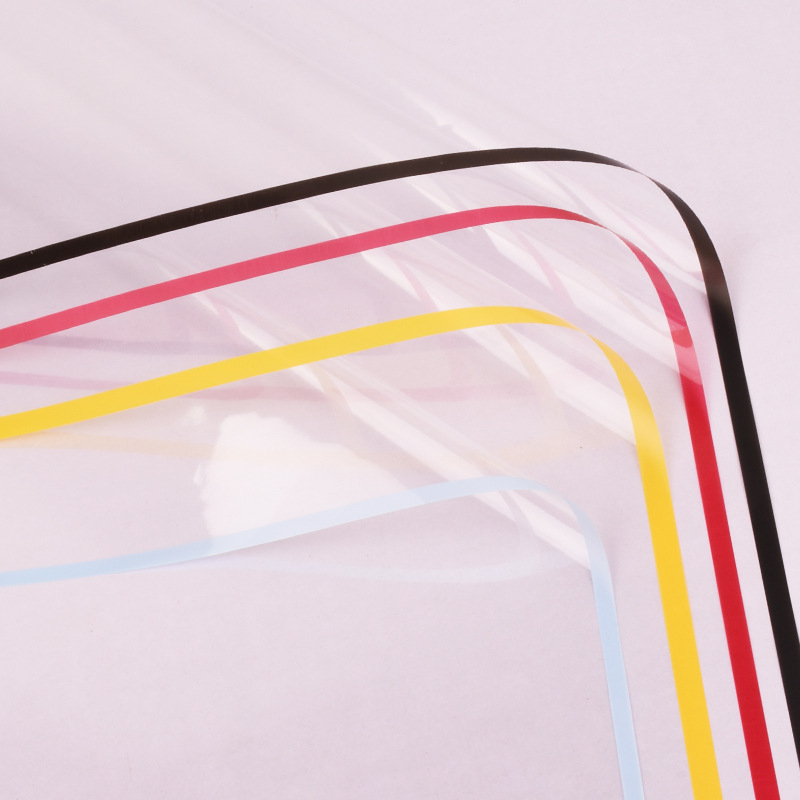 Color Border OPP Wrapping Paper 58x58cm (20Pcs) 边框玻璃纸 | Wrapping Paper