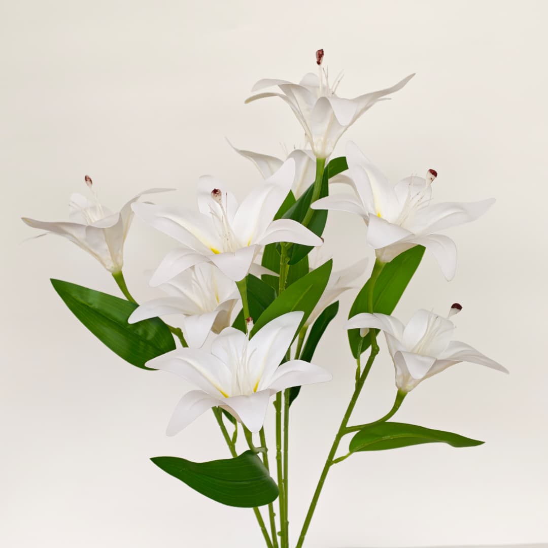 3D Tiger Lily x 9 (54cm) | Short Flowers