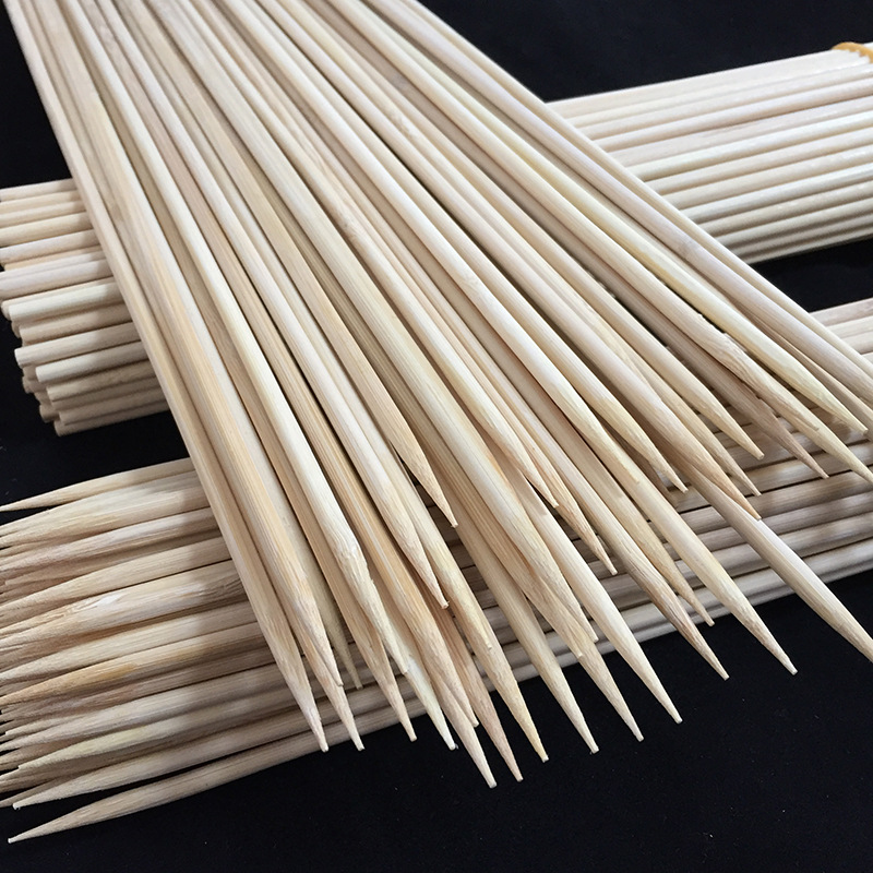 Bamboo Sticks (50 sticks) 竹签 40cm-Natural | Decor & Handcraft