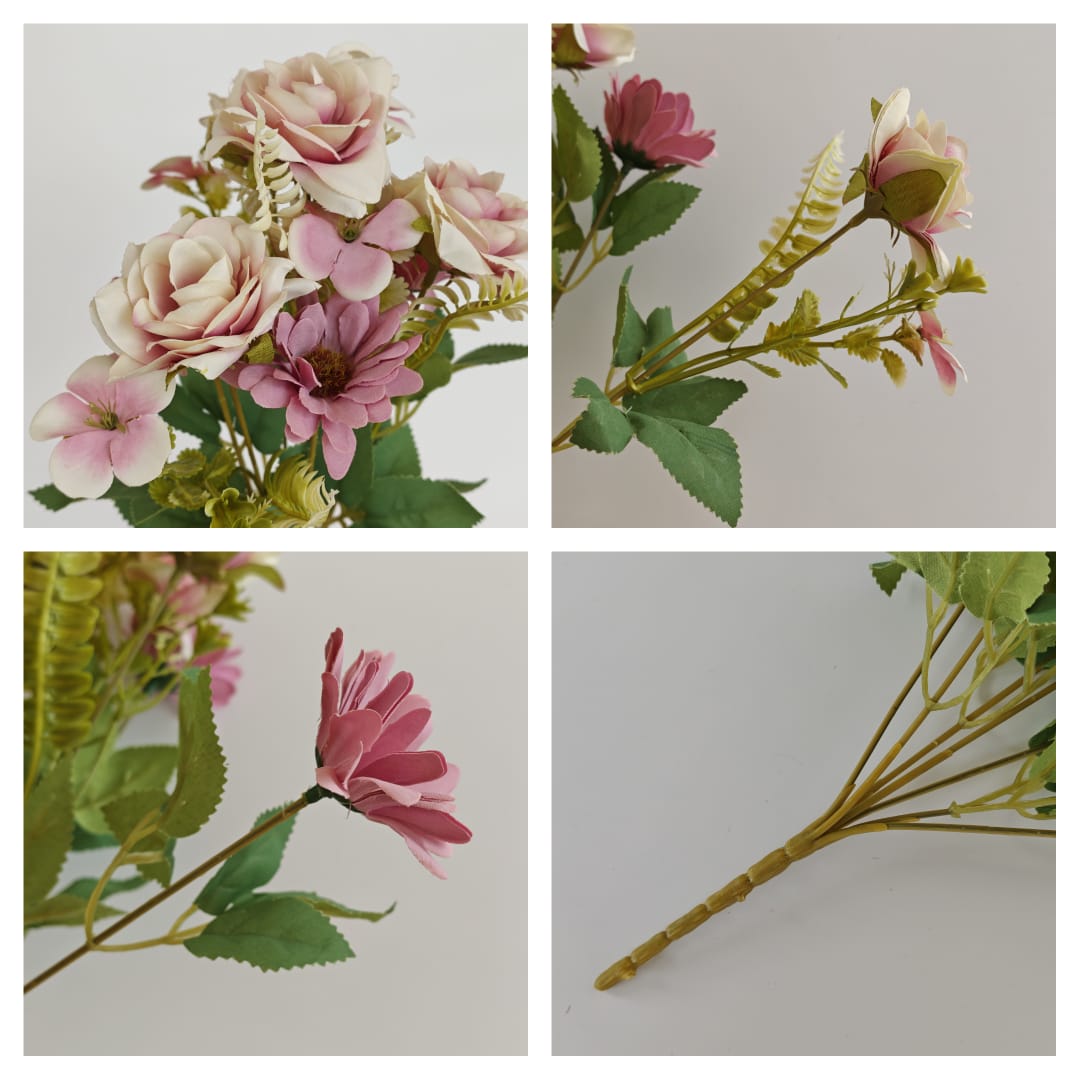 Diamond Rose Mix Hand-tied Bouquet (35cm) | Short Flowers