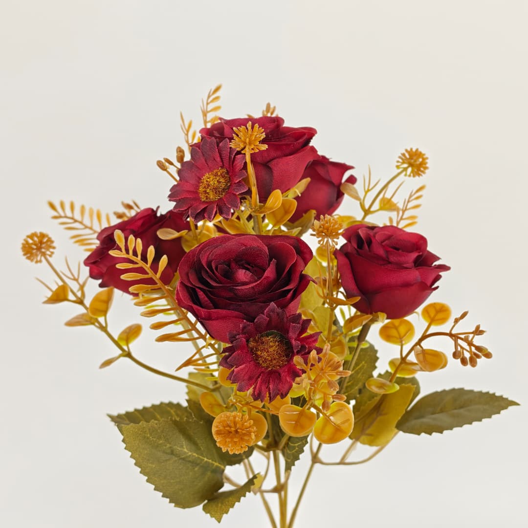 Dry Rose x 5 (30cm) | Short Flowers