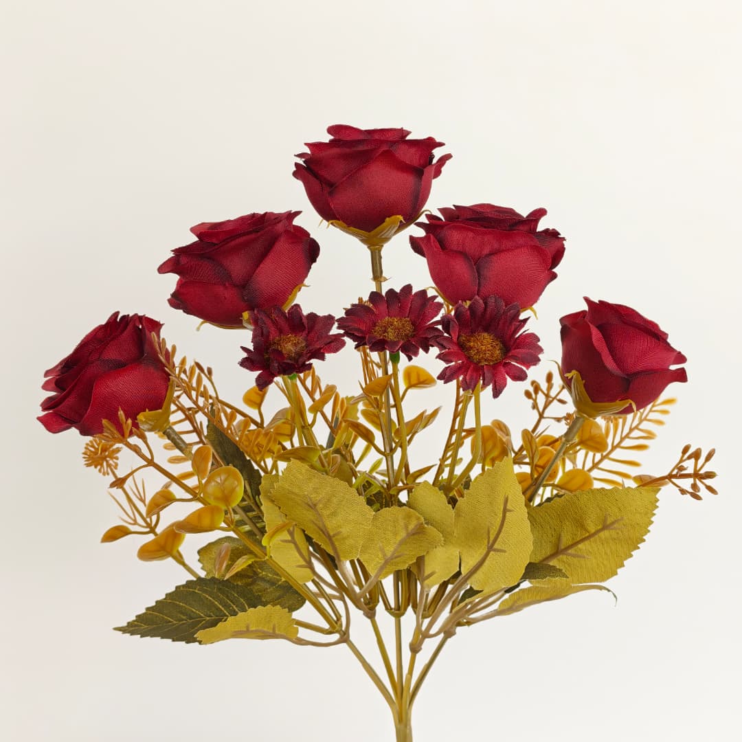 Dry Rose x 5 (30cm) | Short Flowers