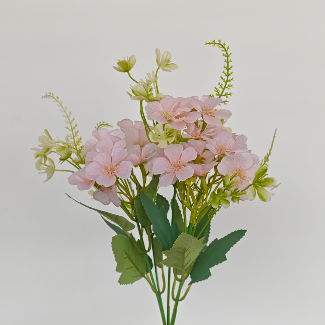 Hydrangea Spray 5 Heads | Short Flowers
