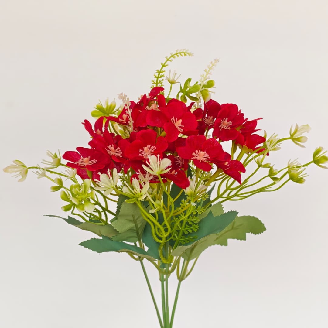 Hydrangea Spray 5 Heads | Short Flowers