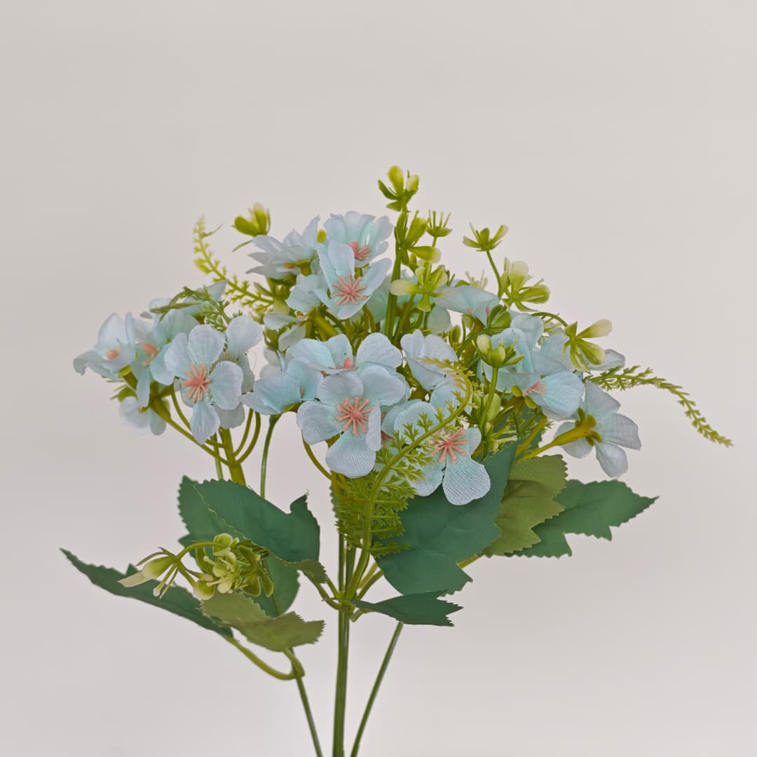 Hydrangea Spray 5 Heads | Short Flowers