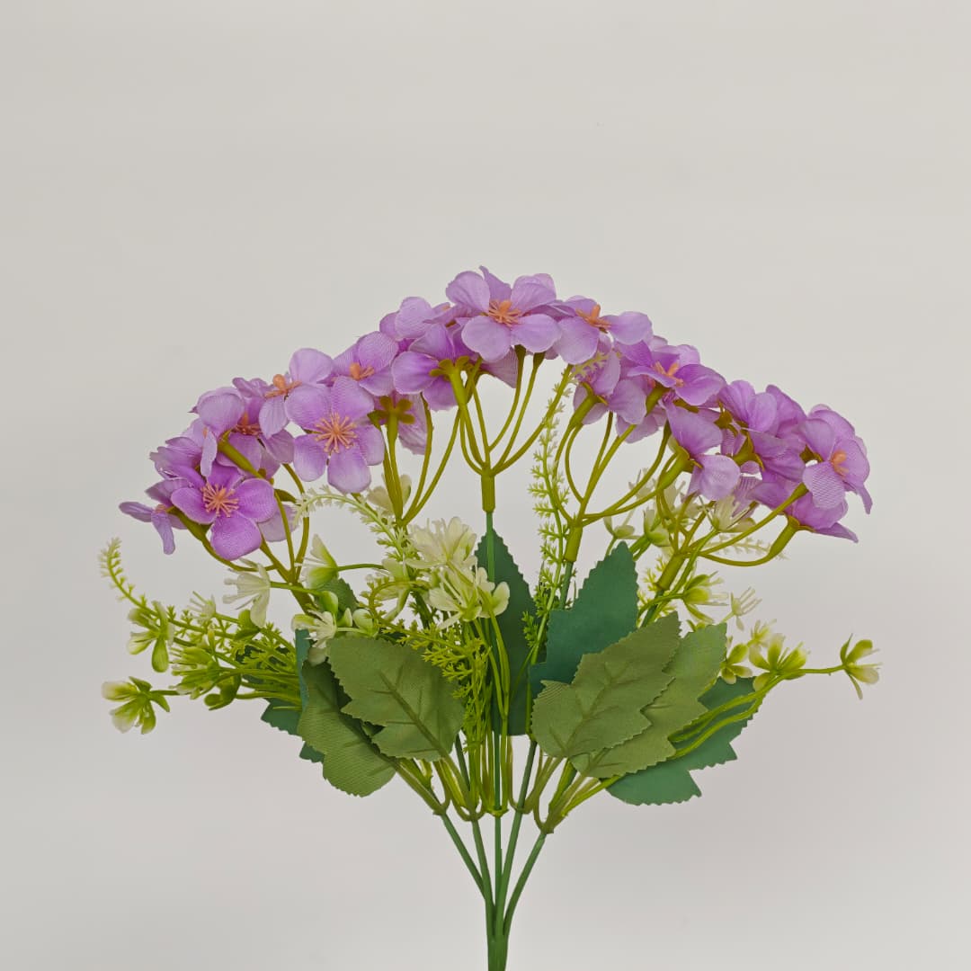 Hydrangea Spray 5 Heads | Short Flowers