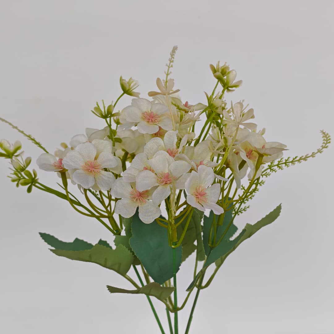 Hydrangea Spray 5 Heads | Short Flowers