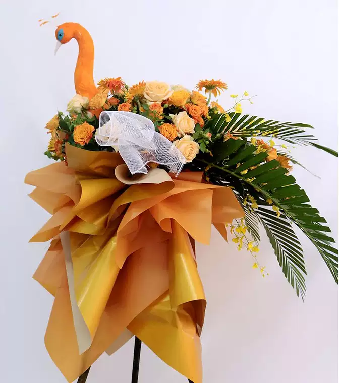Peackcock Head Props (Feather) 孔雀头 羽毛 | Decorative Accessories