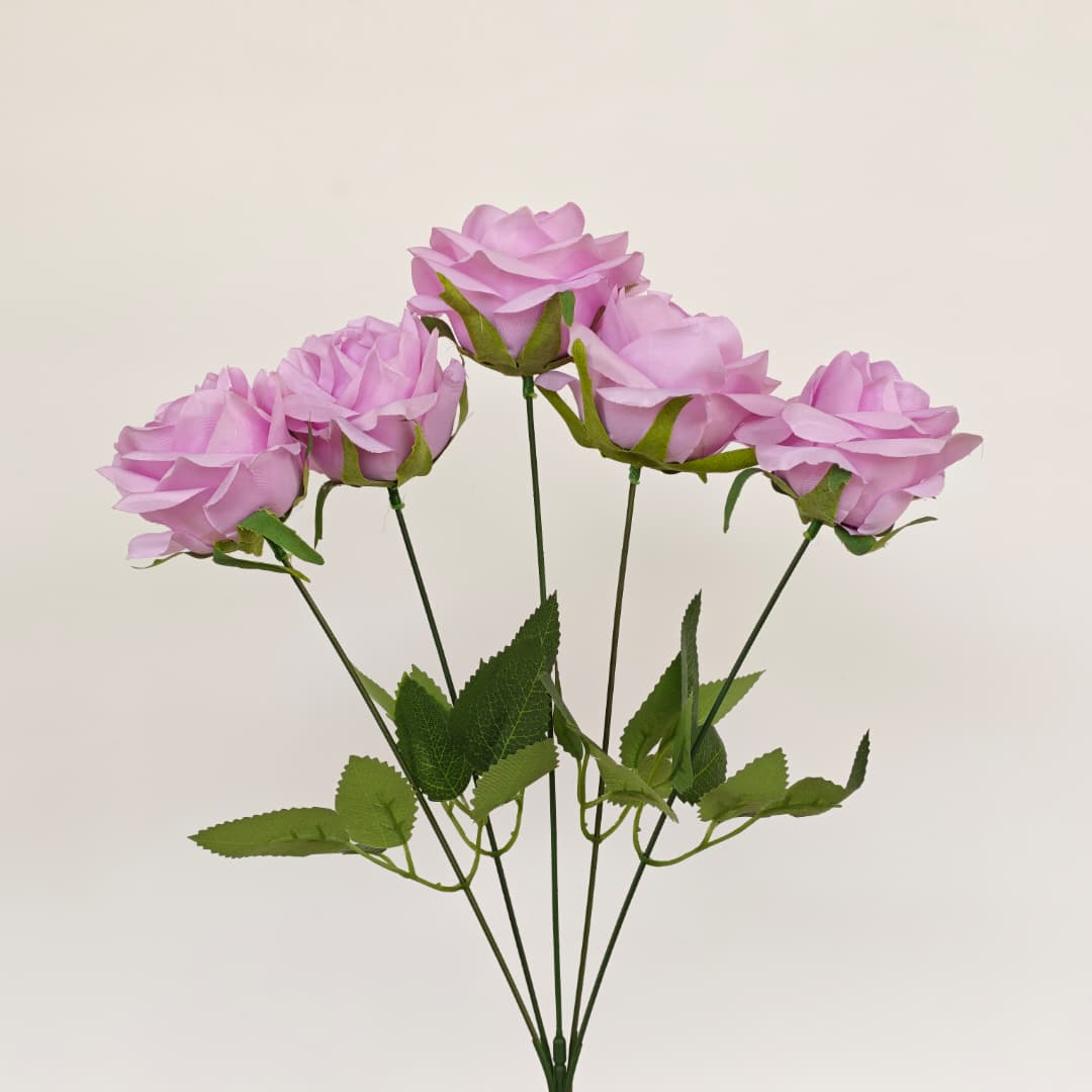 Diamond Rose x 5 (43cm) | Short Flowers