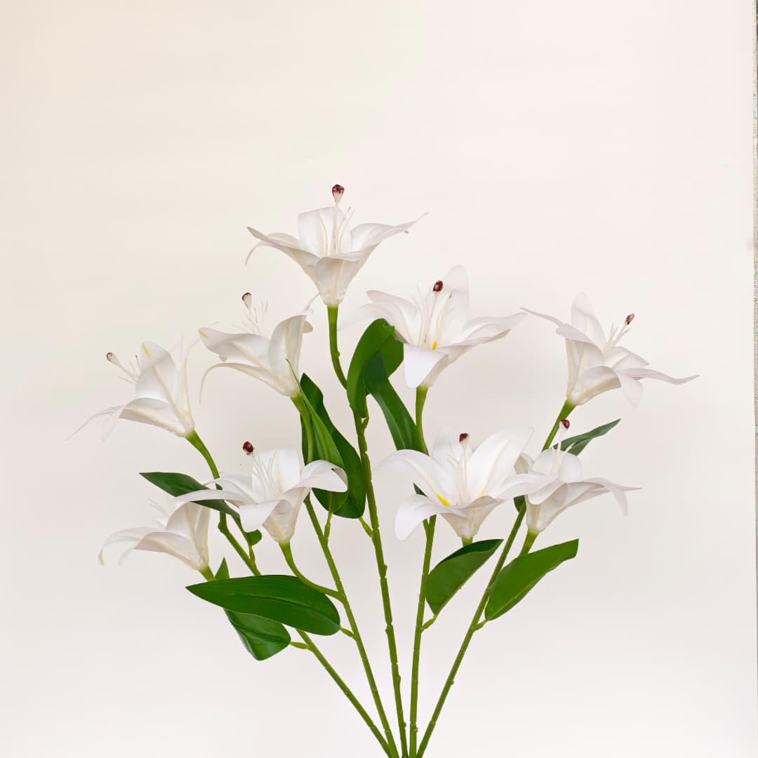 3D Tiger Lily x 9 (54cm) | Short Flowers