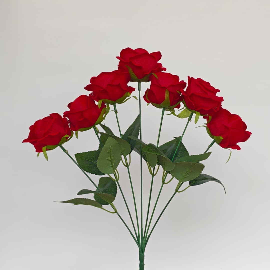 Velvet Rose x 7 (40cm) | Short Flowers