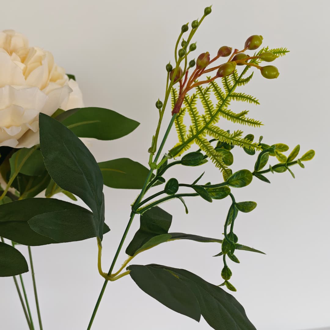 Peony Mix Hand-Tied Bouquet x 7 (47cm) | Short Flowers
