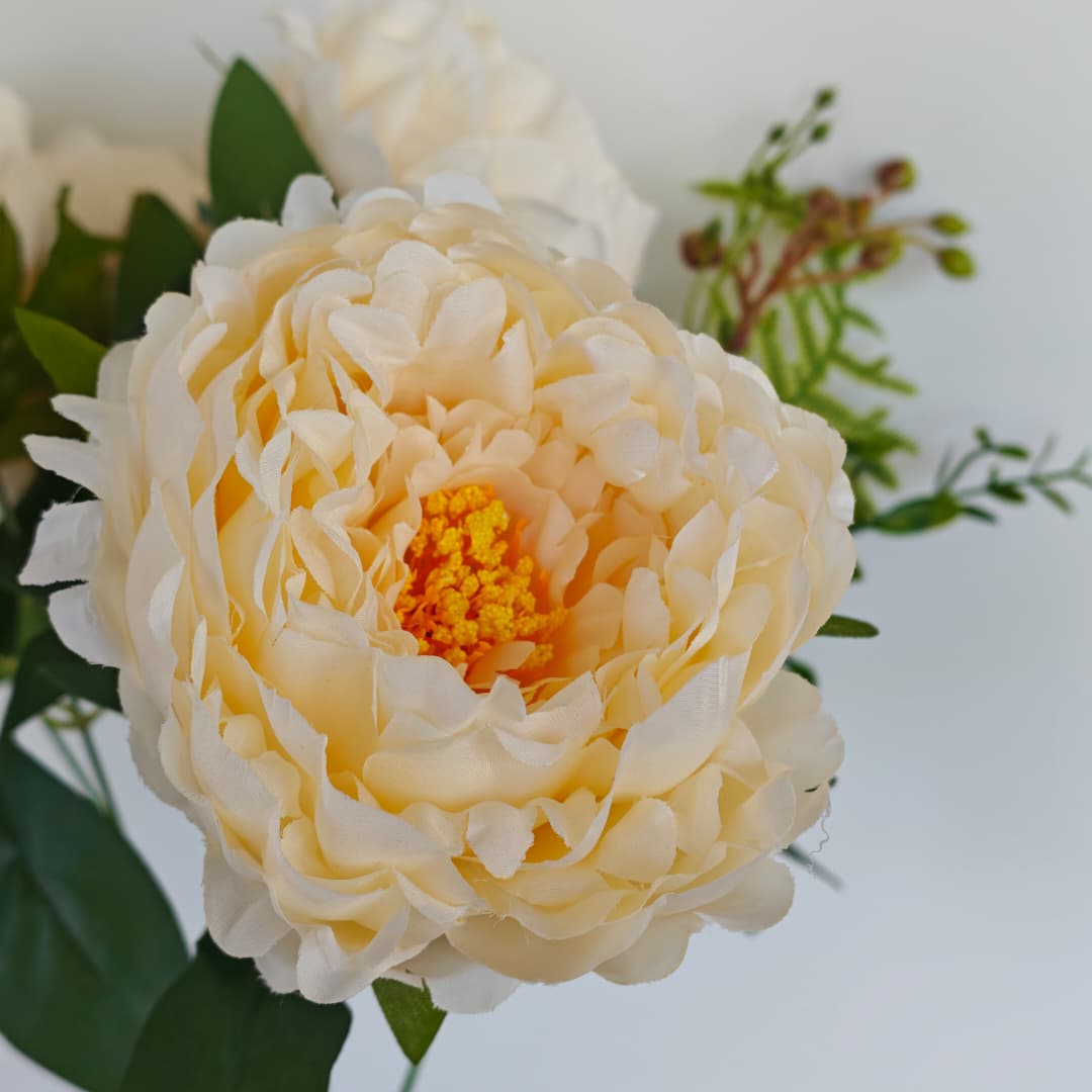 Peony Mix Hand-Tied Bouquet x 7 (47cm) | Short Flowers