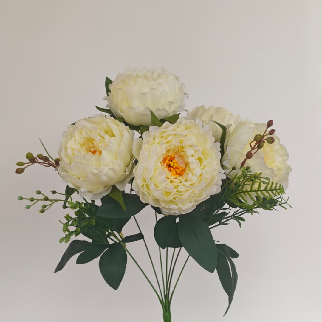 Peony Mix Hand-Tied Bouquet x 7 (47cm) | Short Flowers