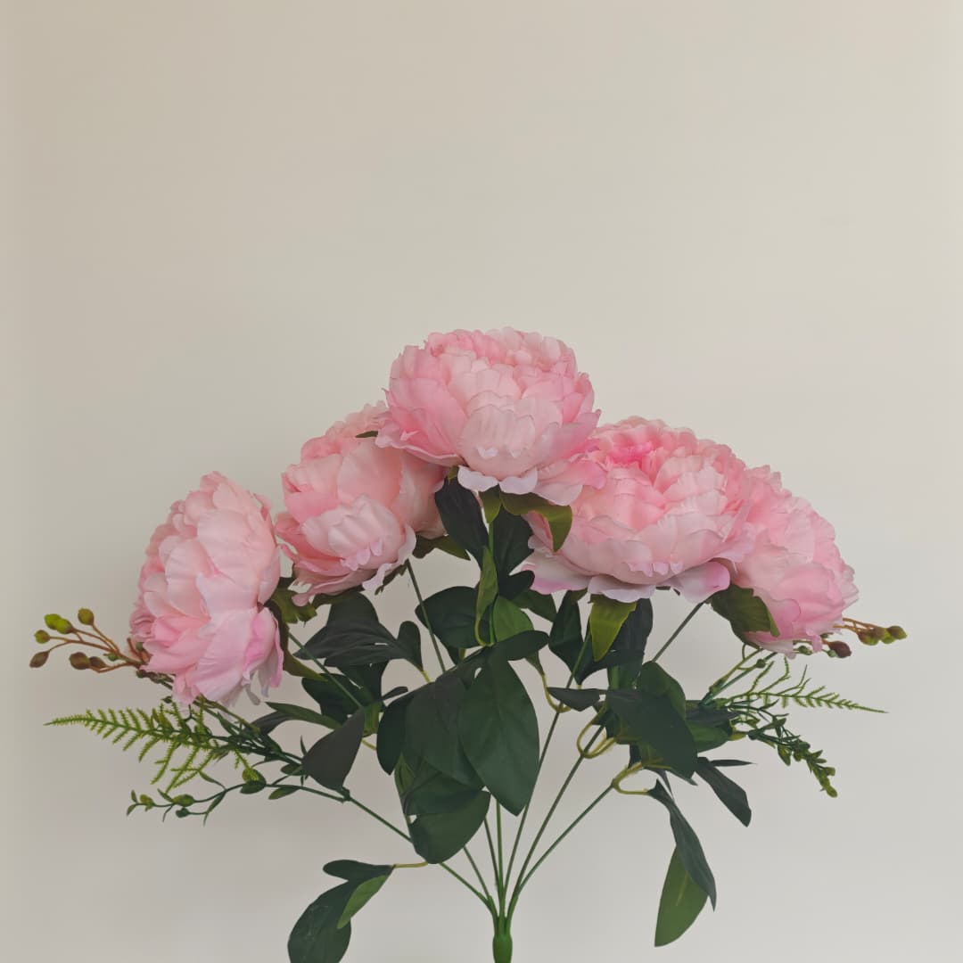 Peony Mix Hand-Tied Bouquet x 7 (47cm) | Short Flowers