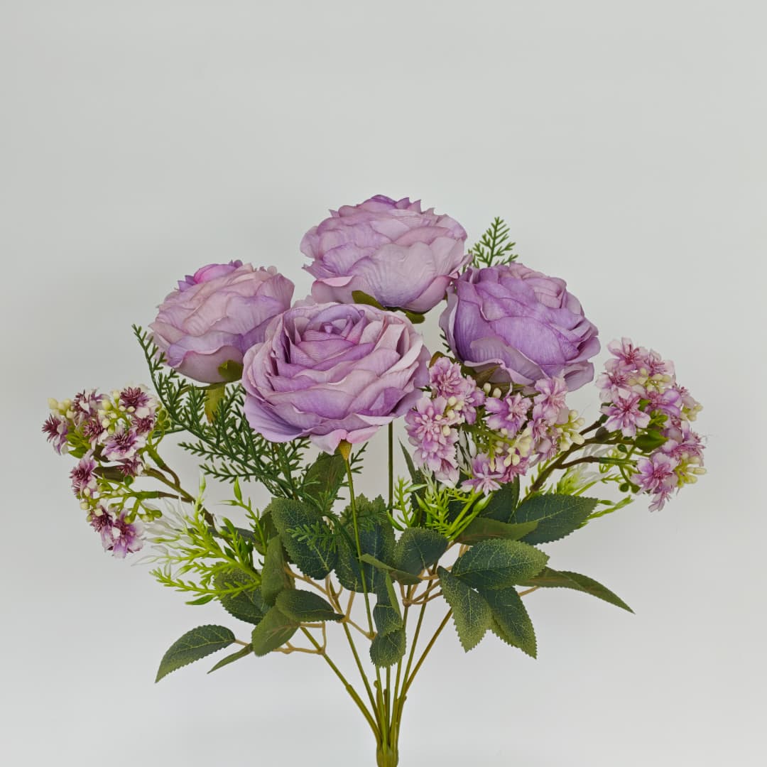 Rose Mix Hand-Tied Bouquet (42cm) | Short Flowers