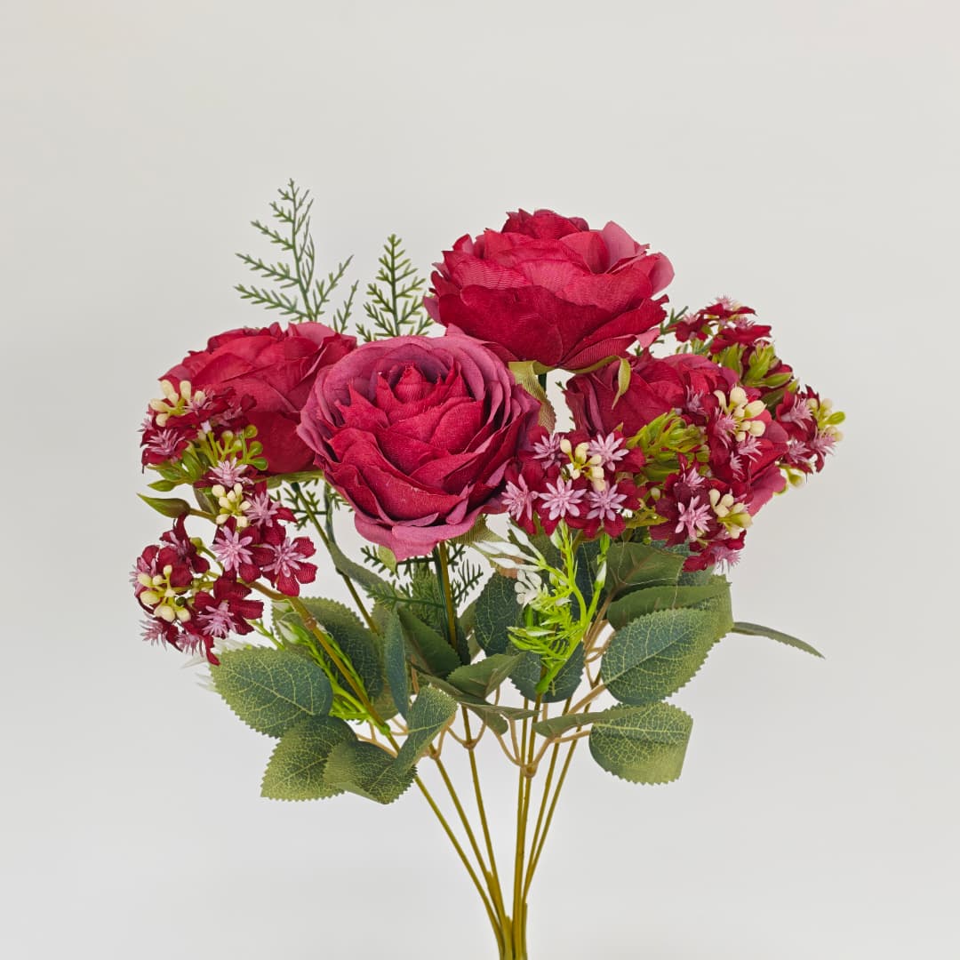 Rose Mix Hand-Tied Bouquet (42cm) | Short Flowers