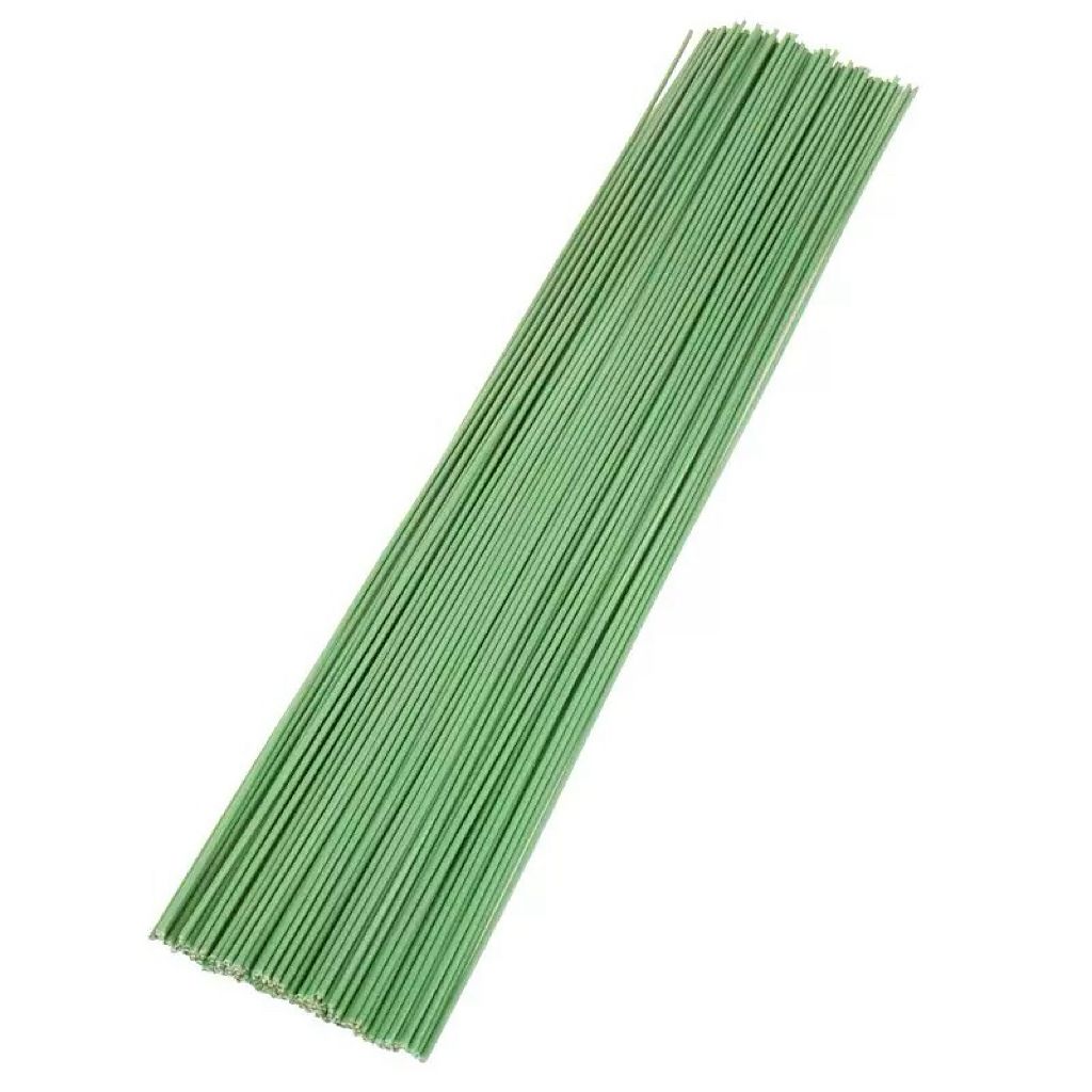 Soap Flower Rod 36cmx50Small (1KG) 粗玫瑰花杆-Green | Decor & Handcraft