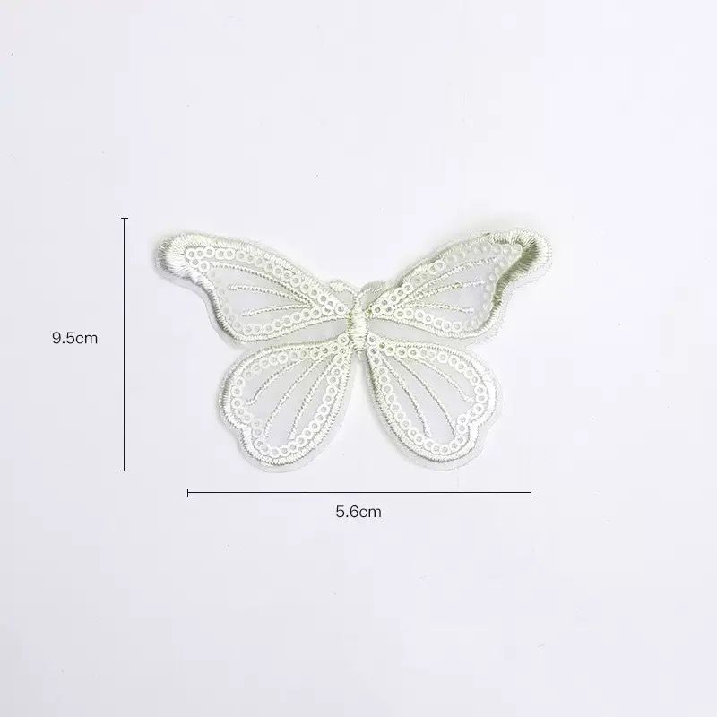 Butterfly (9.5x5.6cm) 8Pcs | Decor & Handcraft