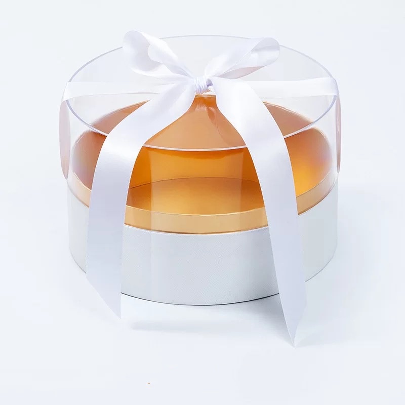 PVC Transparent Gift Box (Round-shaped:Ø21x13cmH) 圆形水晶礼盒  | Gift Boxes