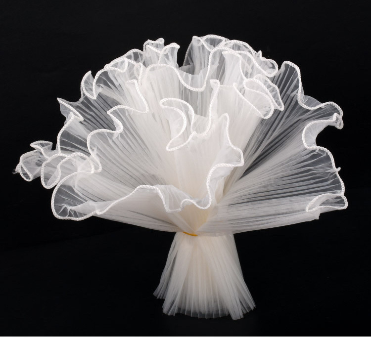 Korean Style Wave Organza 28cmx5Y 韩式波浪纱 | Wrapping Paper