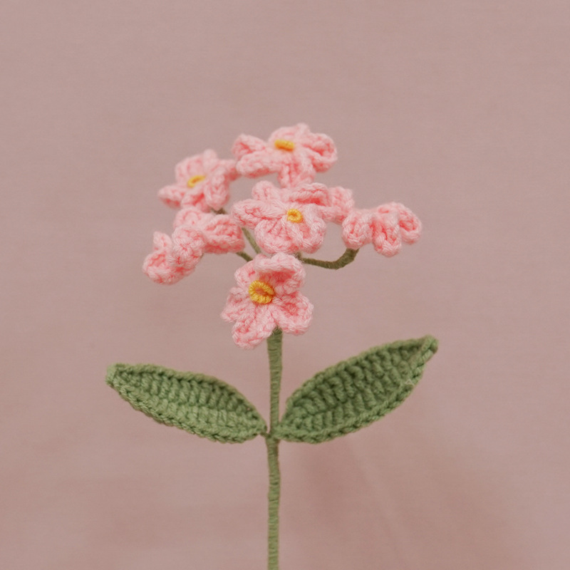 Crochet Myosotis Sylvatica (1 PC) 勿忘我 (37cm) | Short Flowers