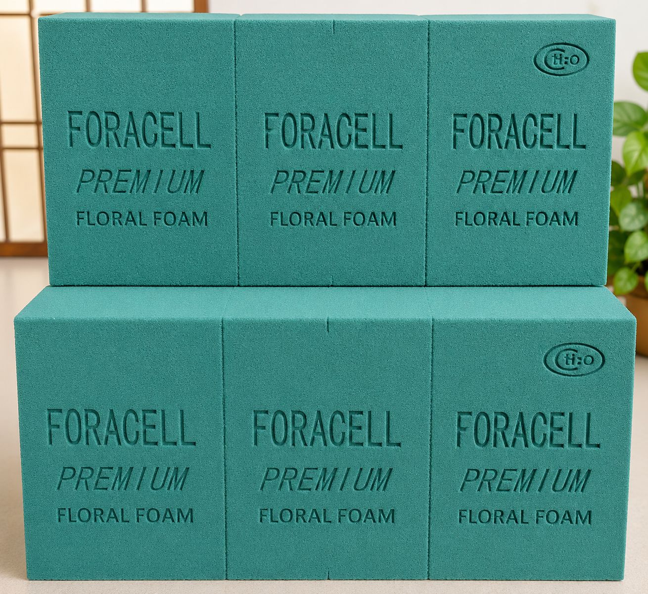 Dry Floral Foam-Premium Grade (Foracell) 110Pcs-Green | Handicraft