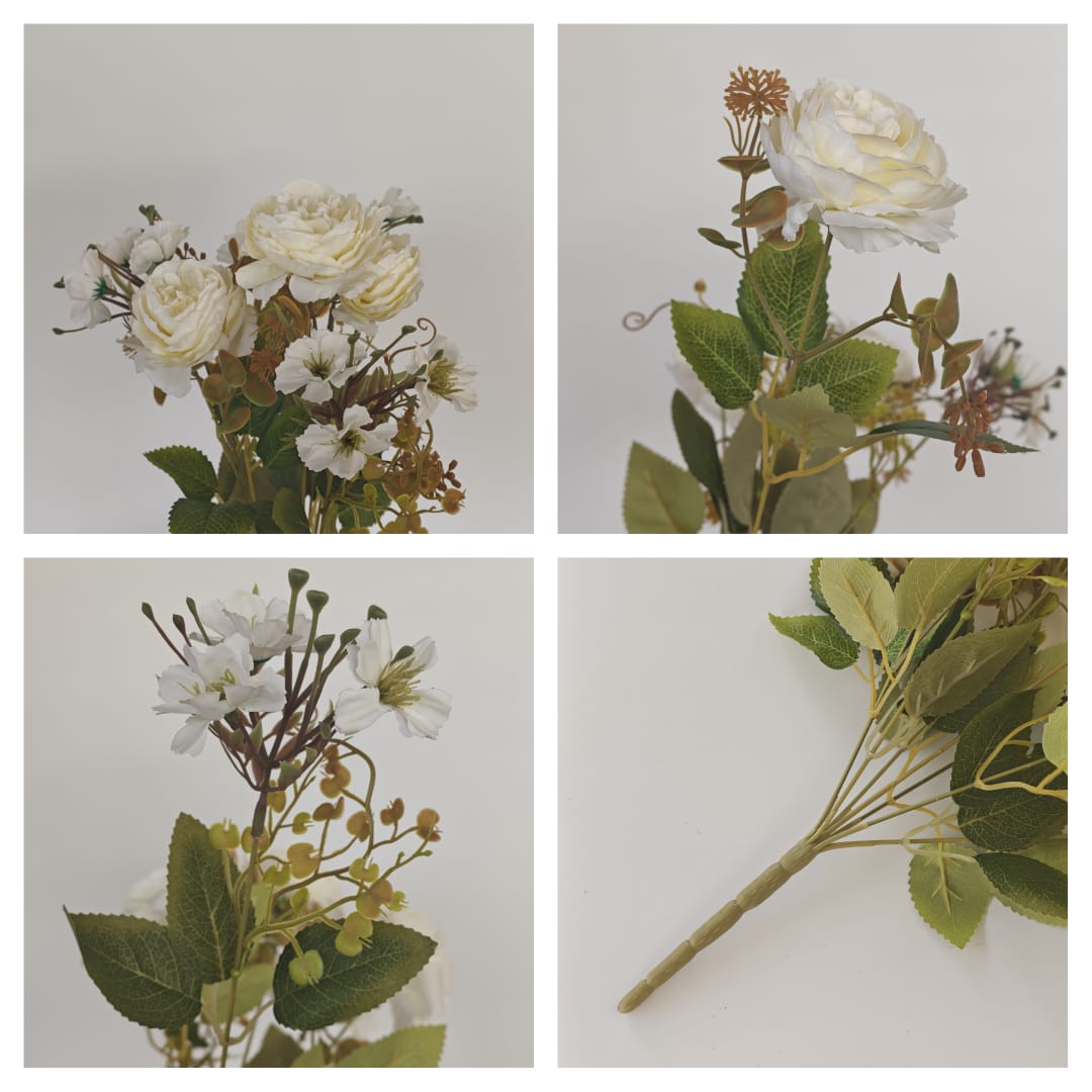 Peony Mix Hand-Tied Bouquet x 7 (42cm) | Short Flowers