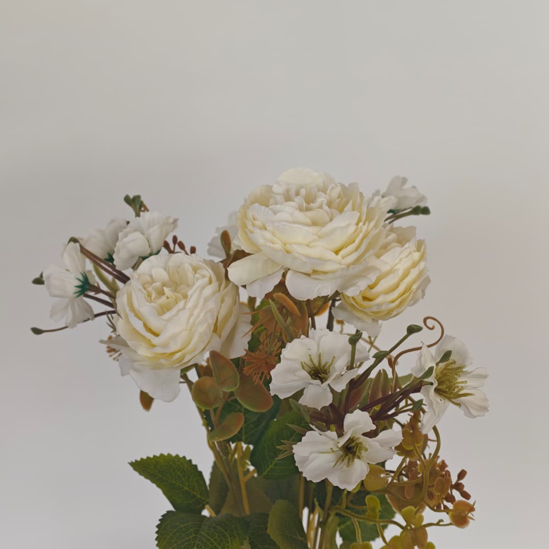Peony Mix Hand-Tied Bouquet x 7 (42cm) | Short Flowers