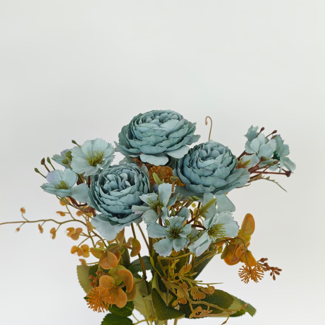 Peony Mix Hand-Tied Bouquet x 7 (42cm) | Short Flowers