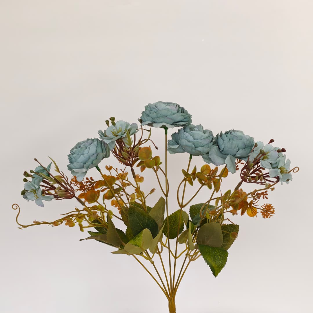 Peony Mix Hand-Tied Bouquet x 7 (42cm) | Short Flowers