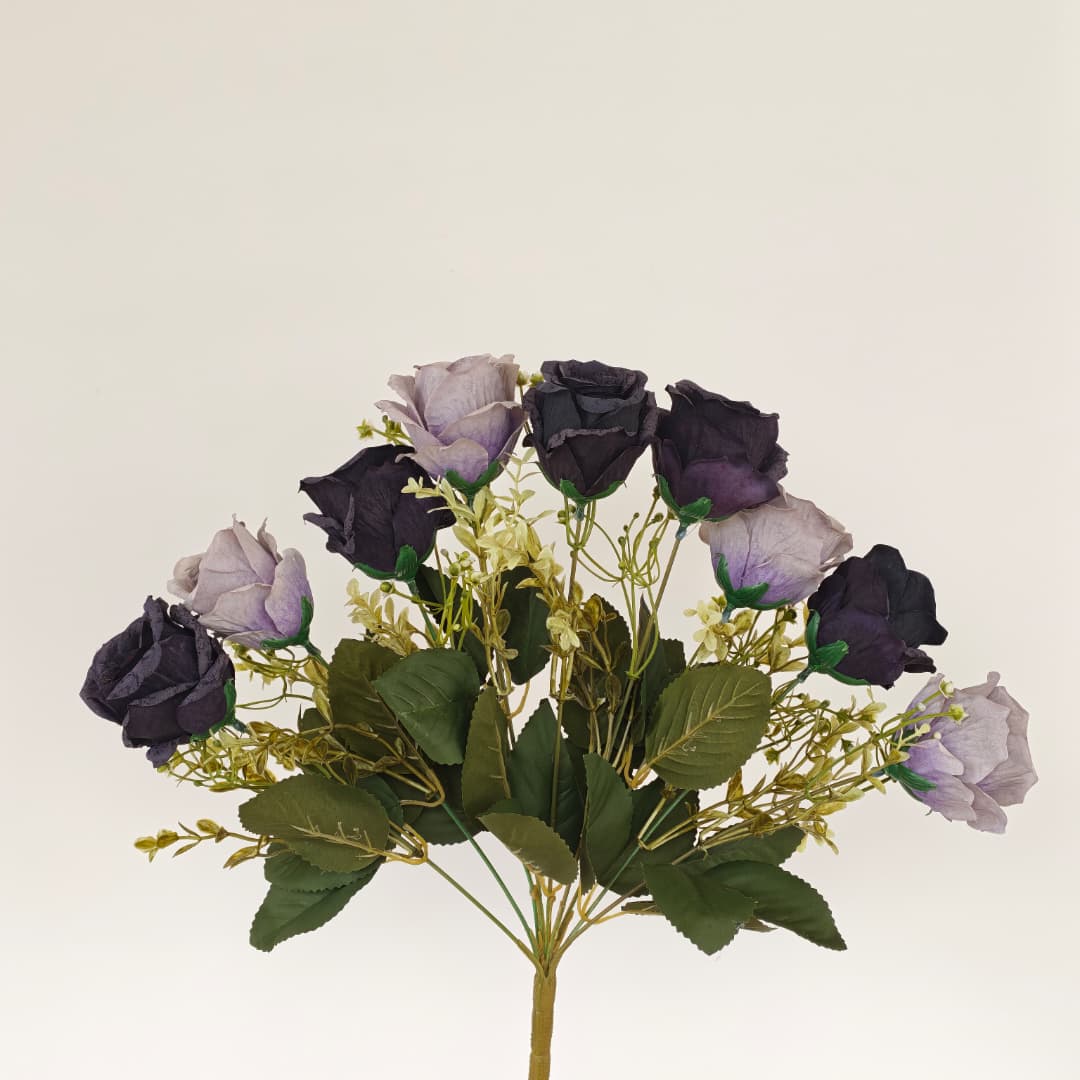 9 Heads Rose (42cm) | Short Flowers