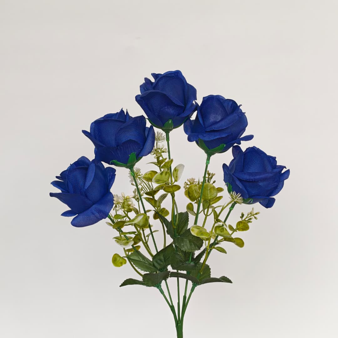 Semi Open Rose x 5 | Short Flowers