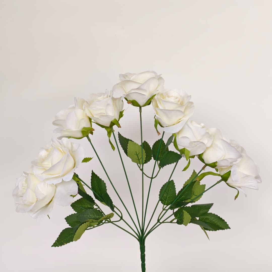 9 Heads Sweet Rose | Short Flowers