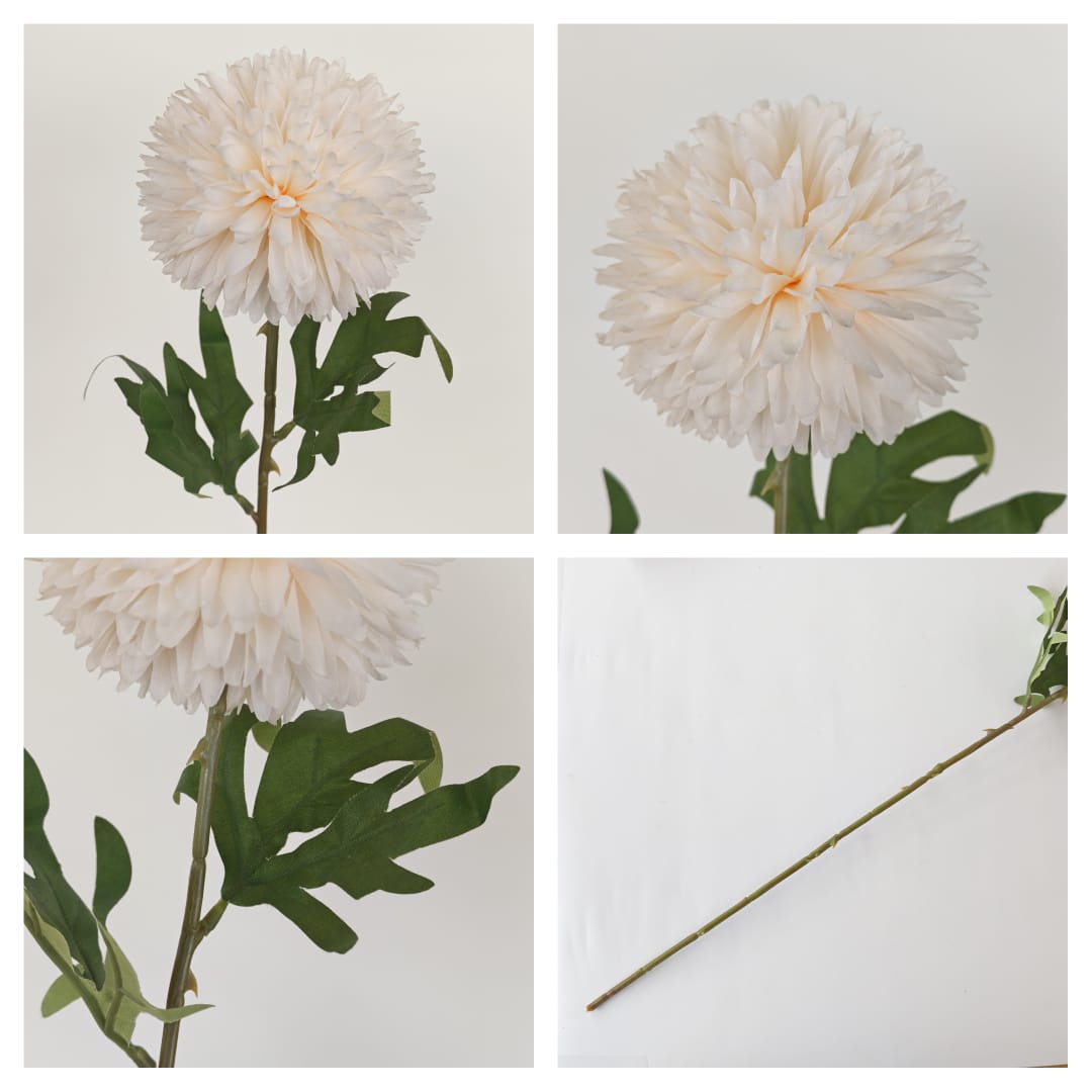 Single Head Chrysanthemum 10cm (L54cm) | Short Flowers