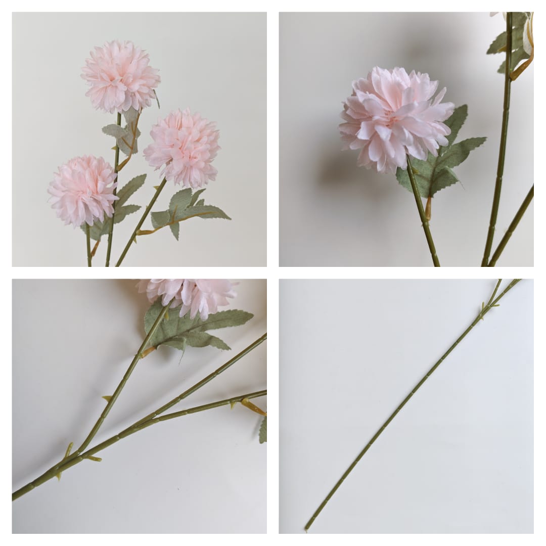 3 Heads Ball Chrysanthemum (66cm) 三头球菊  | Short Flowers