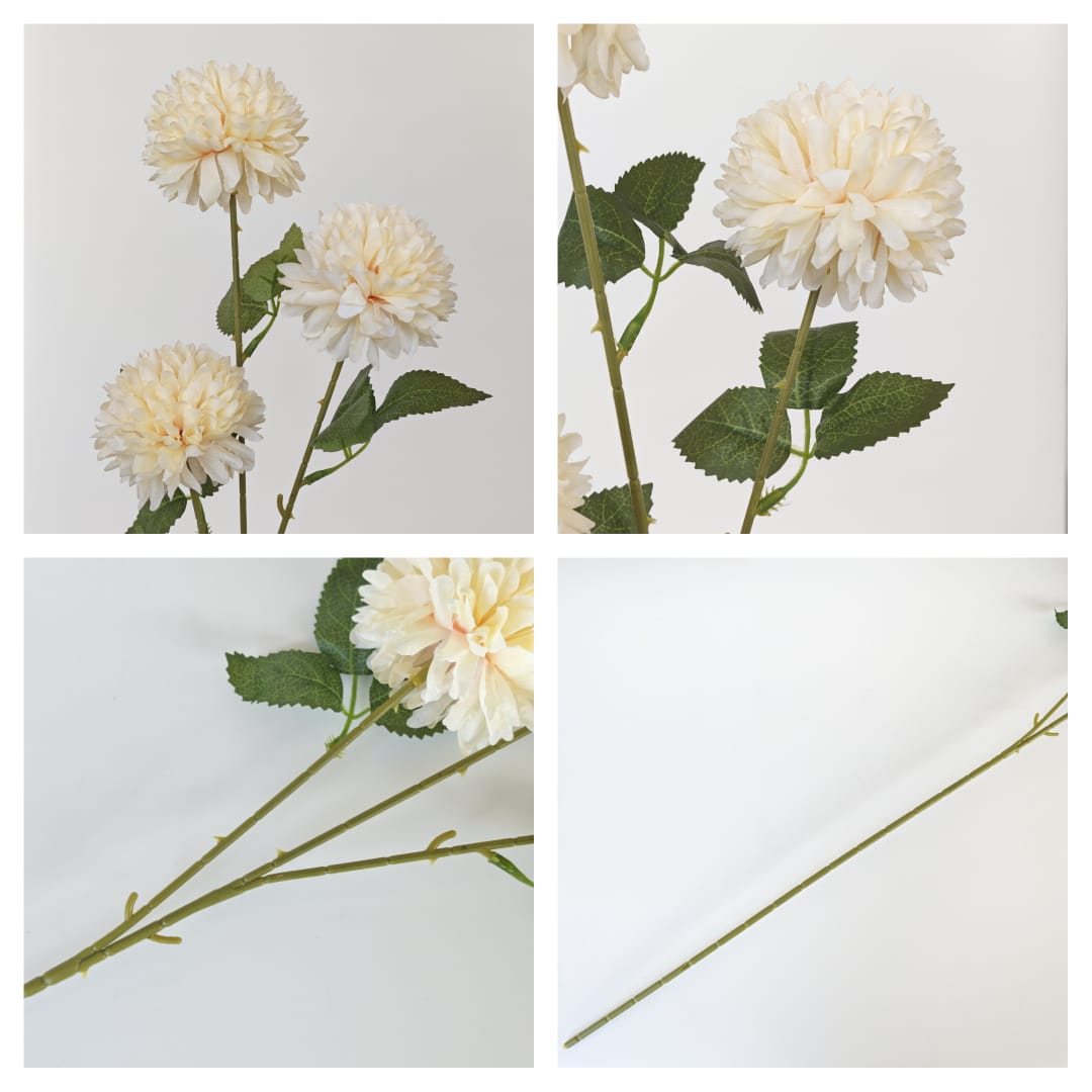 3 Heads Ball Chrysanthemum (66cm) 三头球菊  | Short Flowers