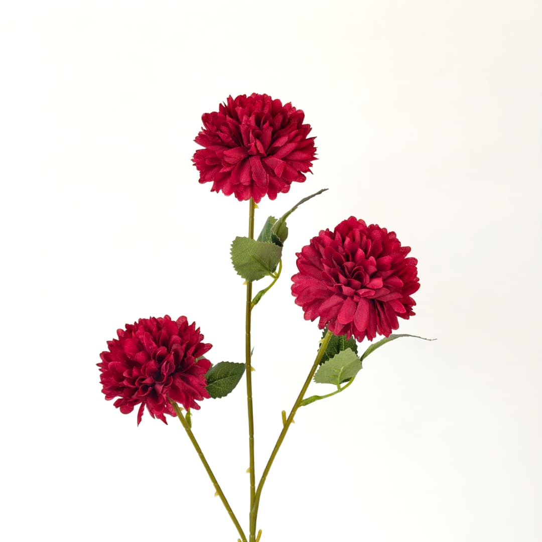 3 Heads Ball Chrysanthemum (66cm) 三头球菊  | Short Flowers