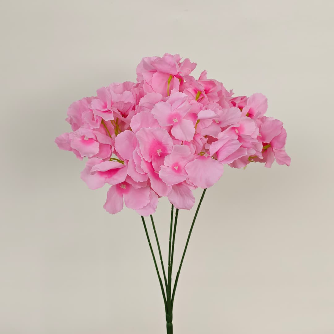 5 Heads Hydrangea W/O Leaf Big 大五叉绣球  | Short Flowers