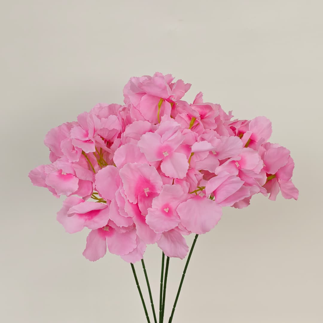 5 Heads Hydrangea W/O Leaf Big 大五叉绣球  | Short Flowers