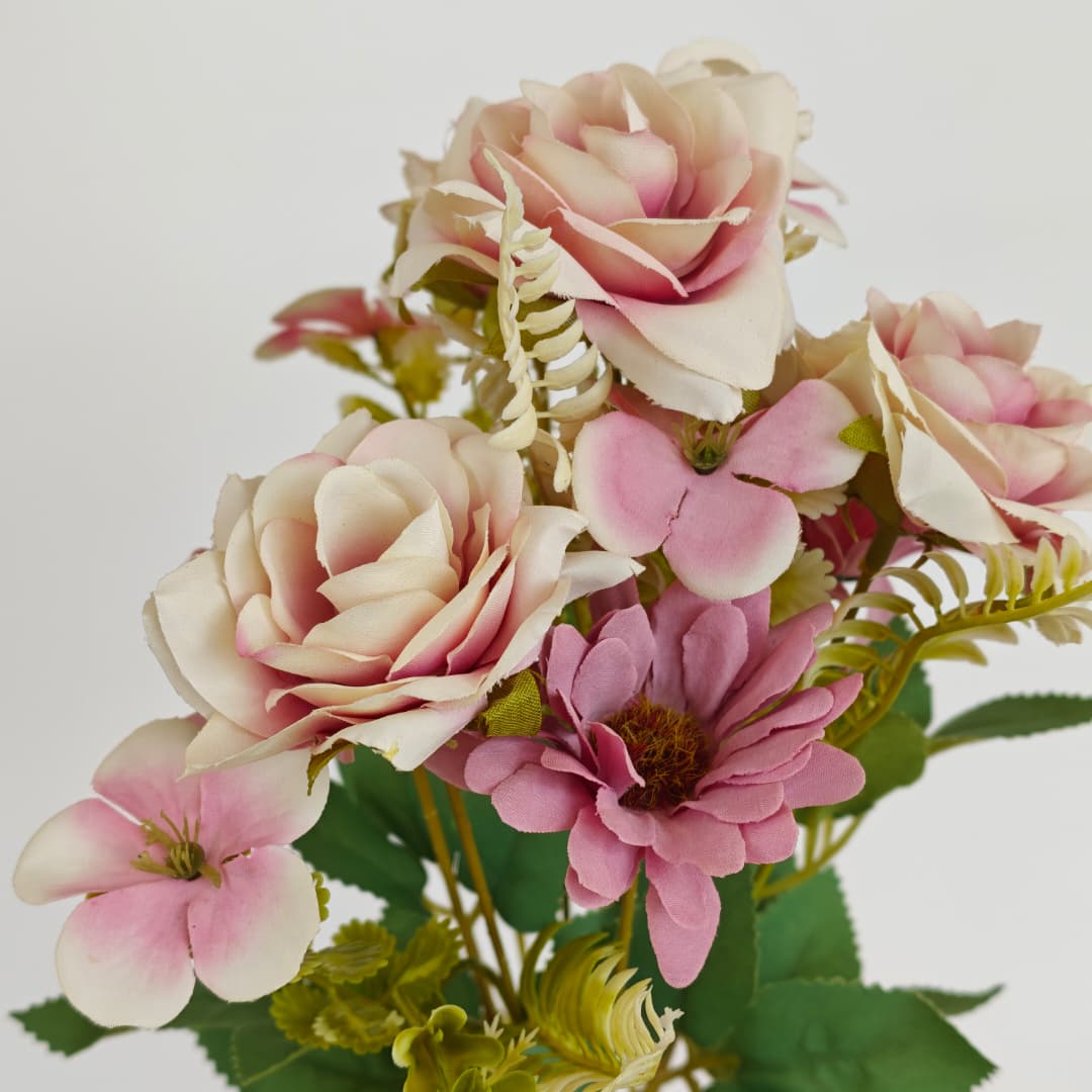 Diamond Rose Mix Hand-tied Bouquet (35cm) | Short Flowers