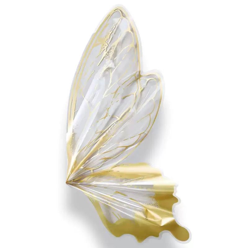 Butterfly 4.5um OPP 50x56cm (40Pcs/20set ) Single Side Printed 水晶蝶 | Wrapping Paper