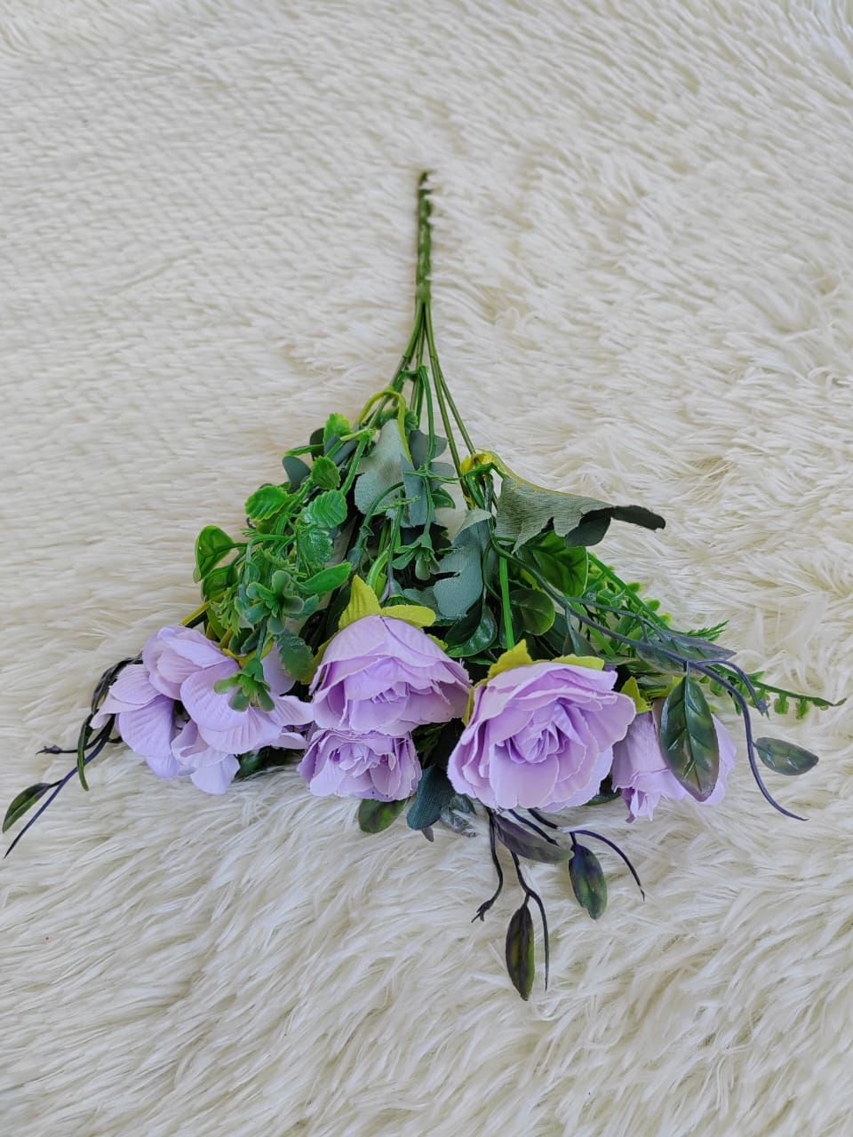 Rose Mix-Hand-tied Bouquet-Blue | Short Flowers